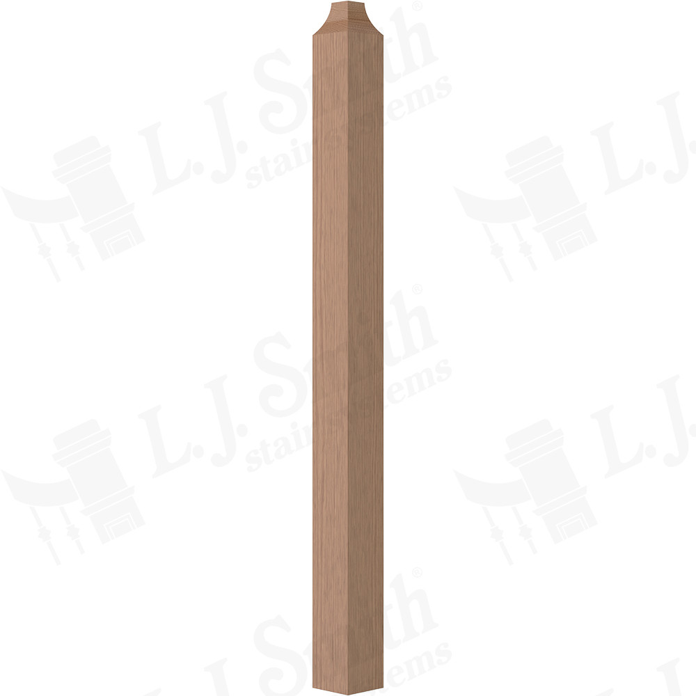 Wood Level Newel — L.J. Smith Stair Systems