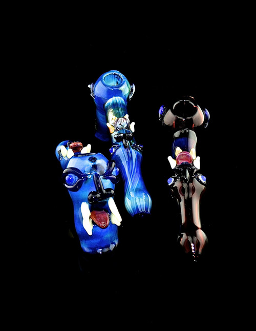 HAMMER SHERLOCK SMOKING GLASS BUBBLER -713