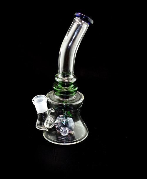 9" Bent Glass Water Pipe-Outer Limit Sales-307