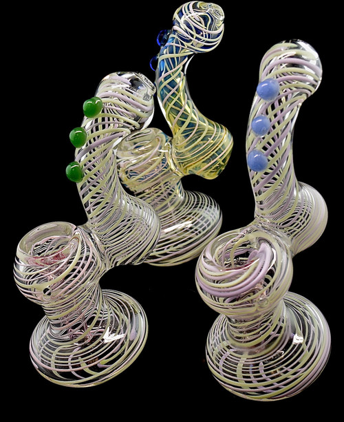 Slim Strips Smoking Glass Bubbler -2022a