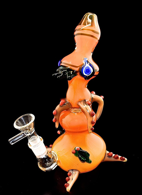 Smoking Bubbler Fancy Style With Beautiful decoration Smoking Glass Pipe only For Outer Limit Sales
