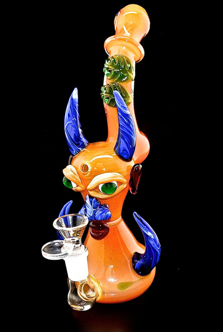 Eyes Smoking Bubbler With Beautiful Decorated Smoking Water Pipe