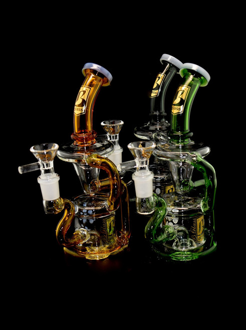 6B Glass recycler bong water pipe | Outer Limit Sales-242