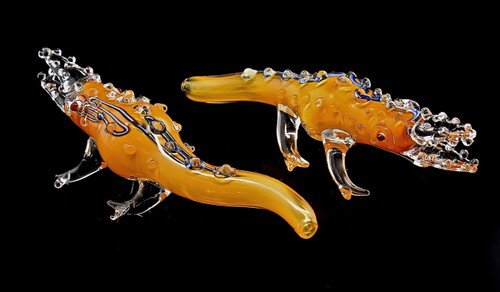Crocodile Smoking Glass Pipe | Outer Limit Sales -2007