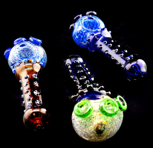 4" Glass Spoon Pipe -Outer Limit Sales -1775