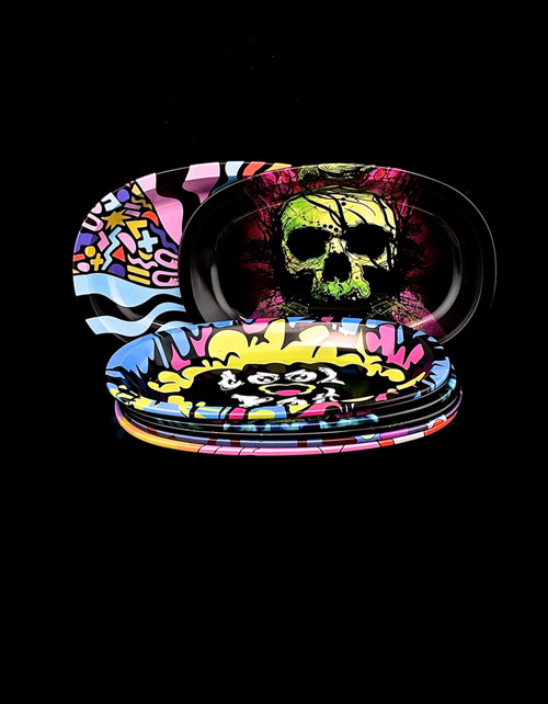 Small Plate (MIX) Design Beautiful Tray | Outer Limit Sales-1323