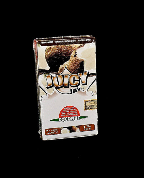 Juicy Jay's 1 1/4" Size Rolling Paper Coconut Flavor-819
