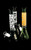 6B GLASS - 12" Glow in Dark Colorful WaTer-Pipe | Outer Limit Sales-2020B79