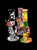 Water pipe bubbler dab rig skull-shape silicone water pipes tube for smoking dry herb unbreakable -1466