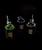 6B Glass Sherlock Smoking Glass Pipe Super High quality and beautiful color-243