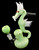 Horse Smoking Glass Bubbler Water Pipe -2026