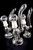 Clear Nail Oil Rig Glass Pipe