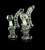 Medium Rasta Sherlock Wax Recycler Bubbler-1048