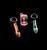 5" 6B Glass Smoking hammer bubbler | Outer Limit Sales-200a