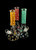 6B GLASS - Decal Glass Beaker Smoking Hookah Water Pipe-2020B43