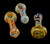 3" Multiple Stripe Colorful Smoking Glass Pipe -1843