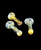 New Smoking Glass Pipe Tobacco Hand Pipe Colorful Spoon Smoking pipe-1112