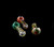 Fancy 4" smoking Glass pipe | Outer Limit Sales-570