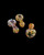 Gold Flaming with dark style Smoking Glass Pipe  | Outer Limit Sales-693