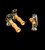 5.5" Hammer shape glass hand pipe | Outer Limit Sales-214
