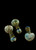 Dark Moon Spiral Element Smoking Glass Pipe Design -512