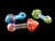 4.5" Fumed Psychedelic Mushroom Glass Hand Pipe 140g | Outer Limit Sales - 1585