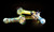 4.5" Handsome Horned Devil Fumed Hand Glass Pipe 140g | Outer Limit Sales - 1590