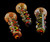5" Glass Bowl reversible Smoking Glass Pipe - 1782