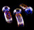 Blue/Orange Heavy glass smoking weed pipe -1798