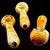 Yellow Hand Crafted Inside Out Frit Work Glass Pipe 5 Inches-1811