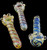 Glass Smoking Pipe /Pipes For Smoking /Fumed Pipes/Two Glass Smoking Pipes-1912