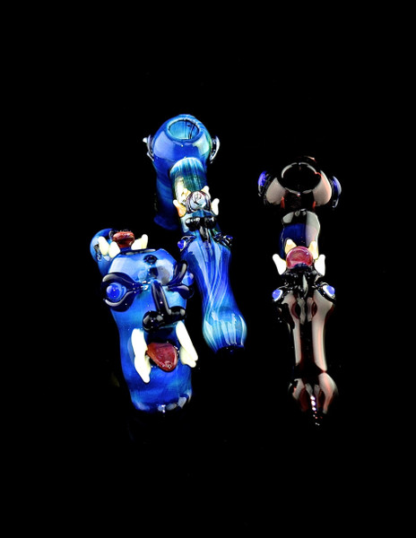 HAMMER SHERLOCK SMOKING GLASS BUBBLER -713