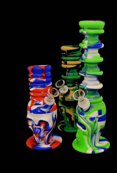 Expandable Silicone Bong Water Pipe | Wholesale Silicone Water Pipe-562