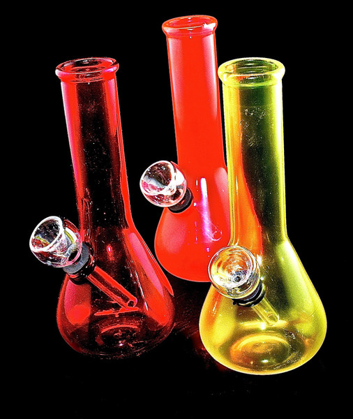 7" glass water bong | Outer Limit Sales-17344-1