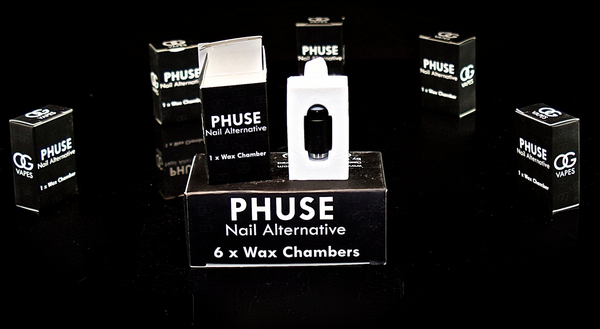 6 pc OG Vapes PHUSE Atomizer Replacement | Nail Alternative Wax Chambers | Outer Limit Saless - 1582