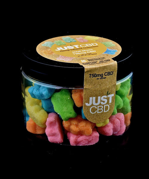 JUST CBD-GUMMIES-750MG-SOUR BEARS-900
