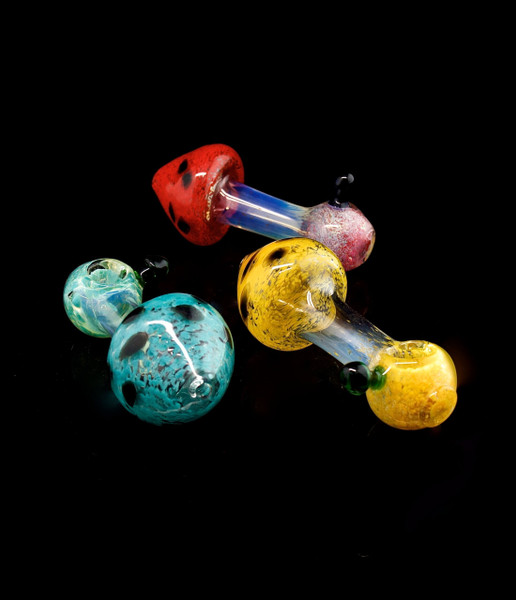 4.5 Mushroom Smoking Glass Pipe | Outer Limit Sales-182