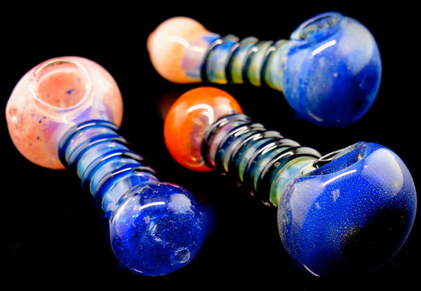 5" Wire Wrapped Glass Pipe -Outer Limit Sales -1785