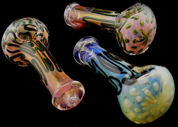 Glass Spoon Pipe Handmade Boro Glass Pipe, Glass Tobacco Pipe, Smoking Accessories-1805