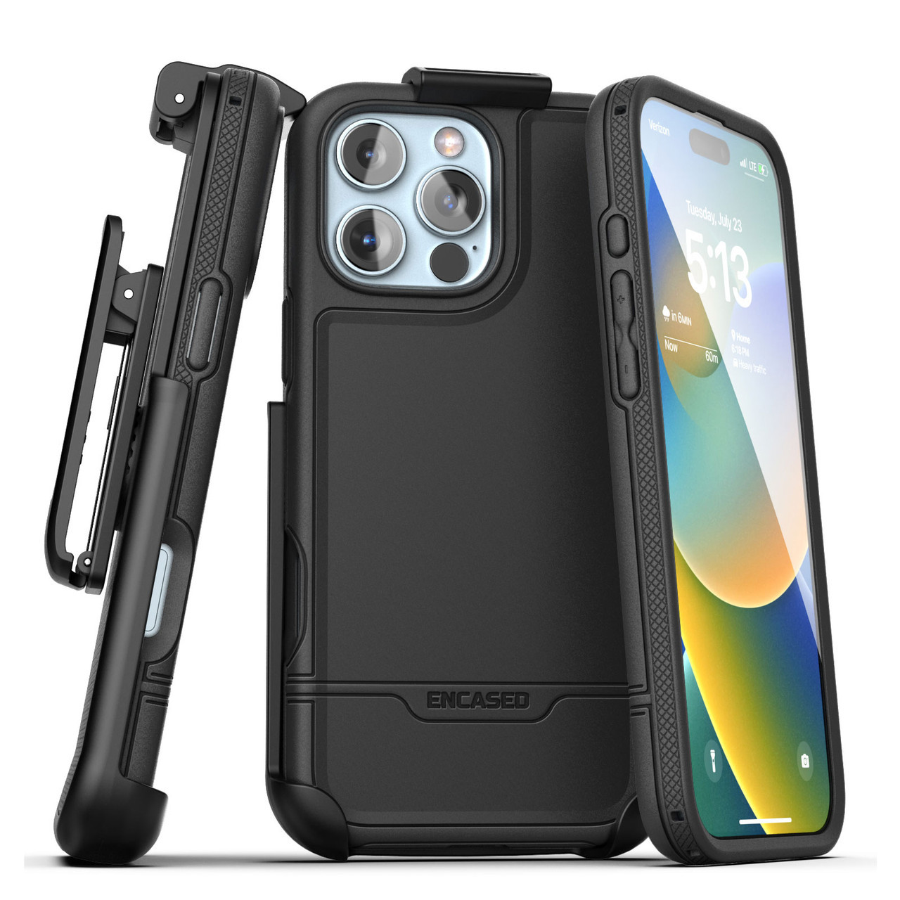 Encased Rebel MagSafe Case for iPhone 16 Pro with Belt Clip