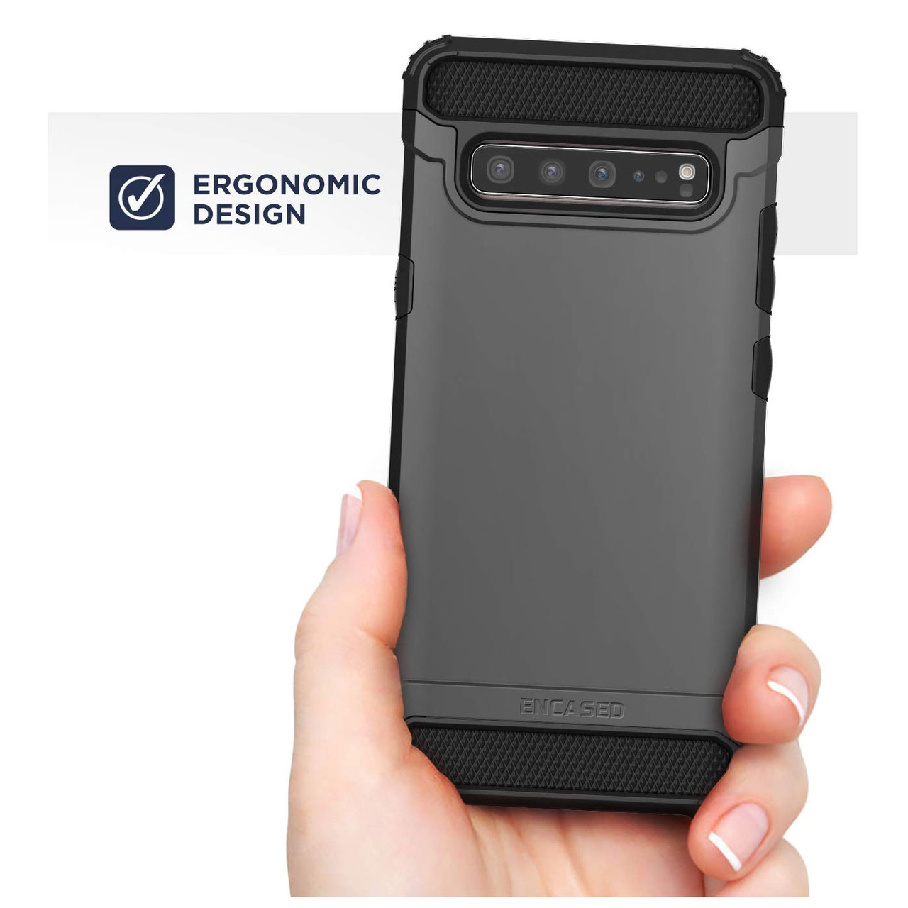 Encased Scorpio Case for Samsung Galaxy S10 5G with Belt Clip