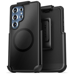Encased Slimshield Case Samsung Galaxy S25 Ultra with Belt Clip Holster - Black