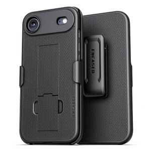 Encased DuraClip Case iPhone 17 Air with Belt Clip Holster - Black Encased DuraClip Case iPhone 17 Air with Belt Clip Holster - Black