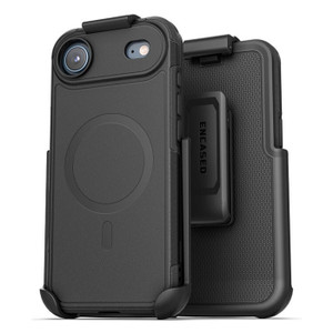 Encased Challenger Case iPhone 17 Air with Belt Clip Holster - Black Encased Challenger Case iPhone 17 Air with Belt Clip Holster - Black