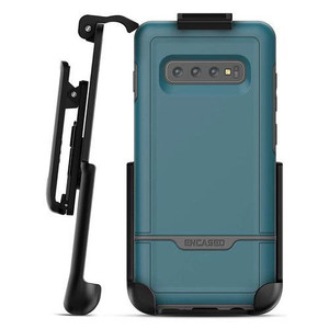 Encased Rebel Case Samsung Galaxy S10+ Plus with Belt Clip Holster - Angel Blue
