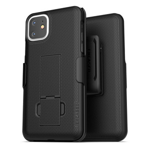 Encased Combo Case iPhone 11 with Belt Clip Holster - Black