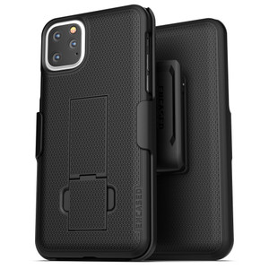 Encased Combo Case iPhone 11 Pro Max with Belt Clip Holster - Black