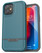 Encased Rebel Case iPhone 12/12 Pro with Belt Clip Holster - Blue