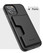 Encased Phantom Wallet Case iPhone 12 Pro Max - Black Encased Phantom Wallet Case iPhone 12 Pro Max - Black