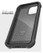 Encased Falcon Case and Tempered Glass Screen Guard iPhone 12 Mini with Belt Clip Holster - Black